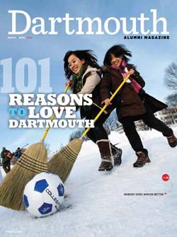 Dartmouth Alumni Magazine March April 2016 cover