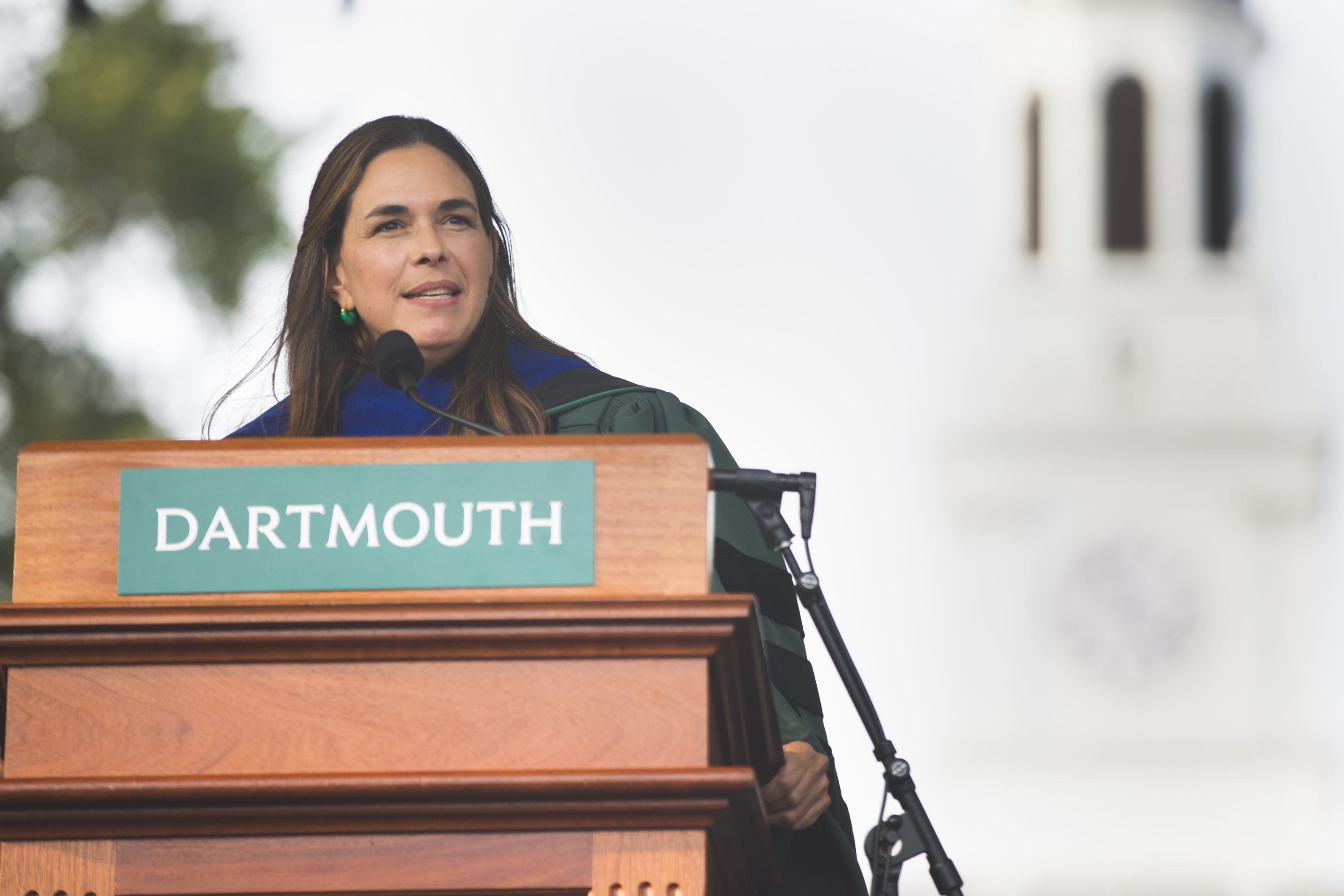 Sian Leah Beilock speaking at her Inauguration