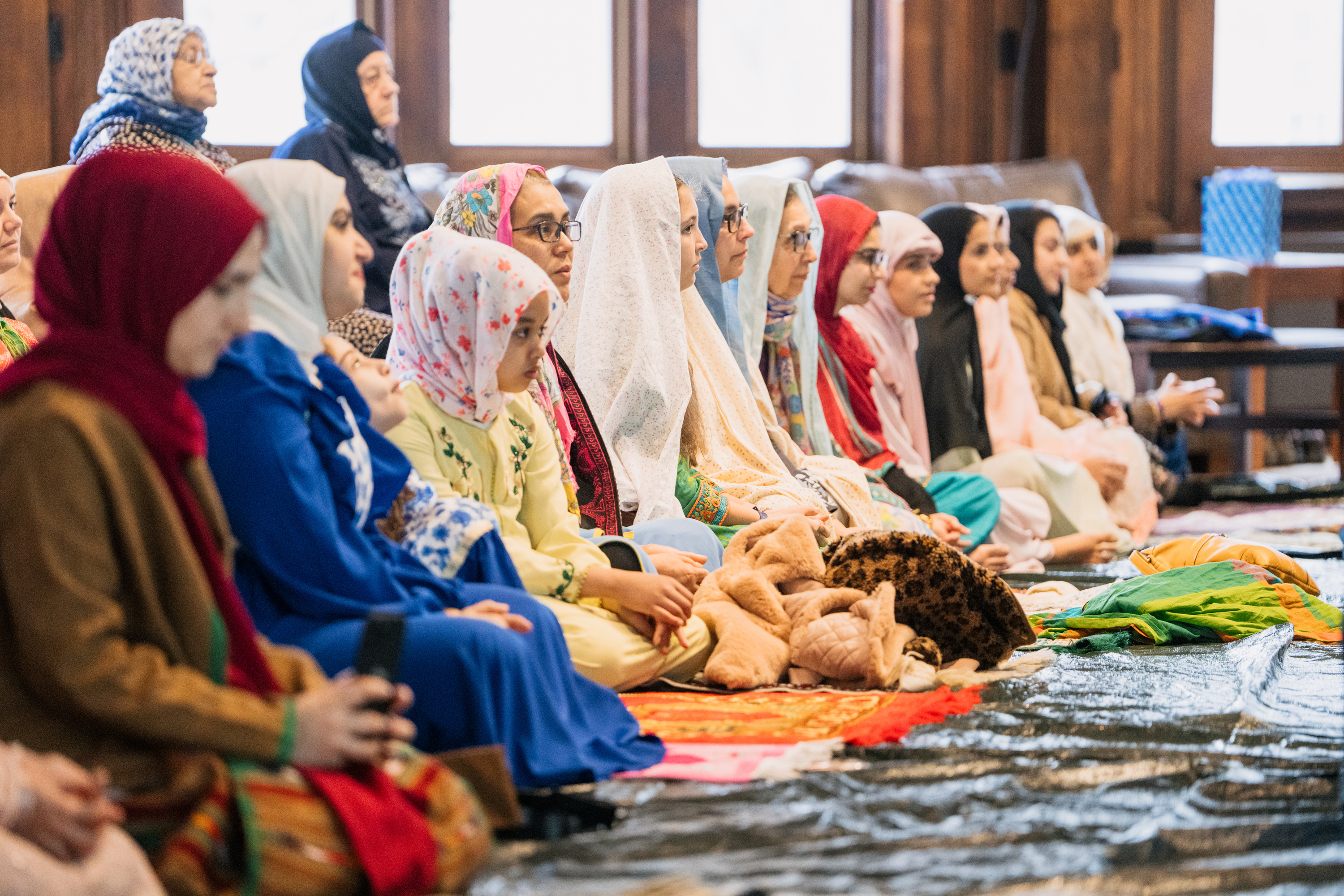 Students celebrate Eid al-Fitr.