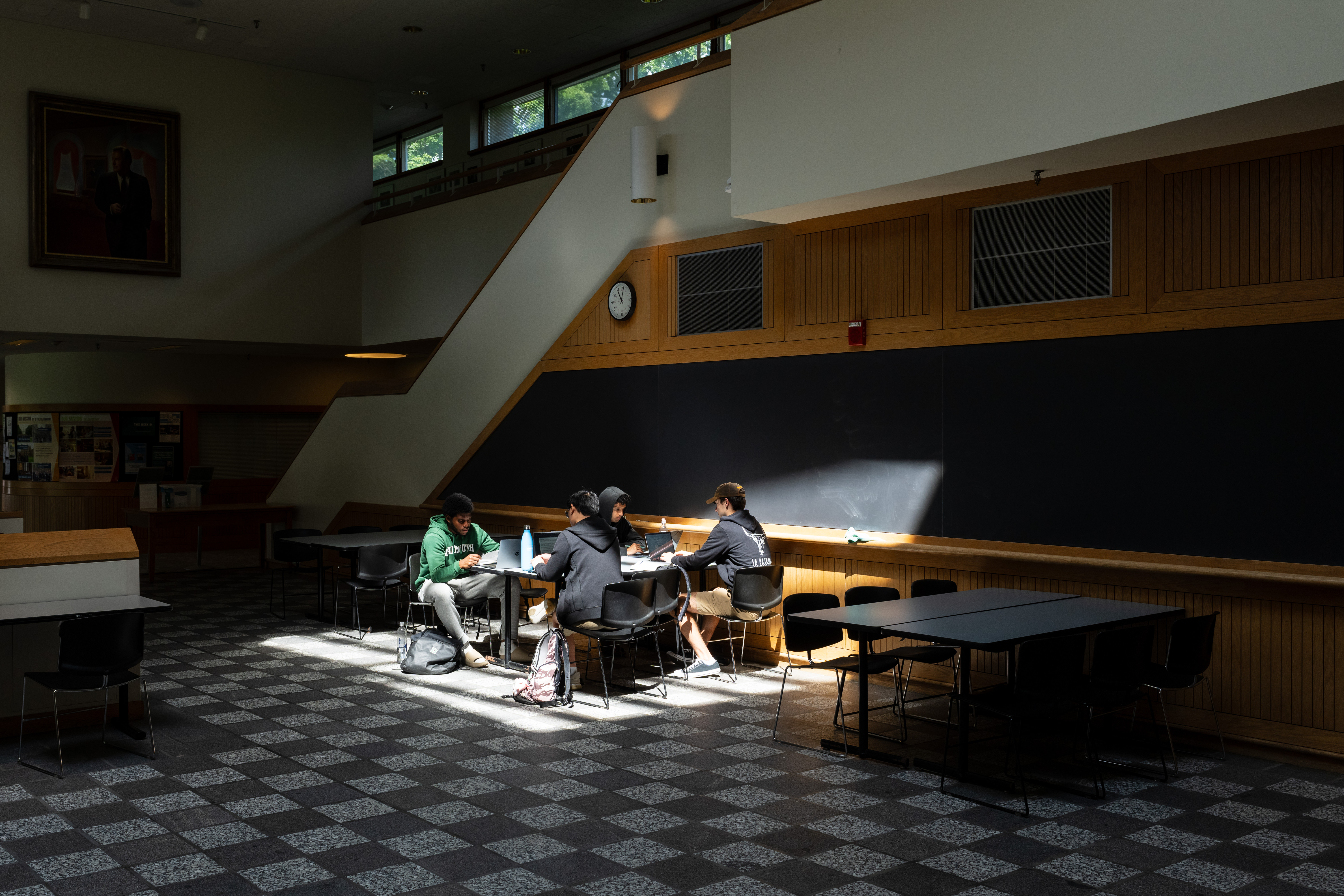 Students study together