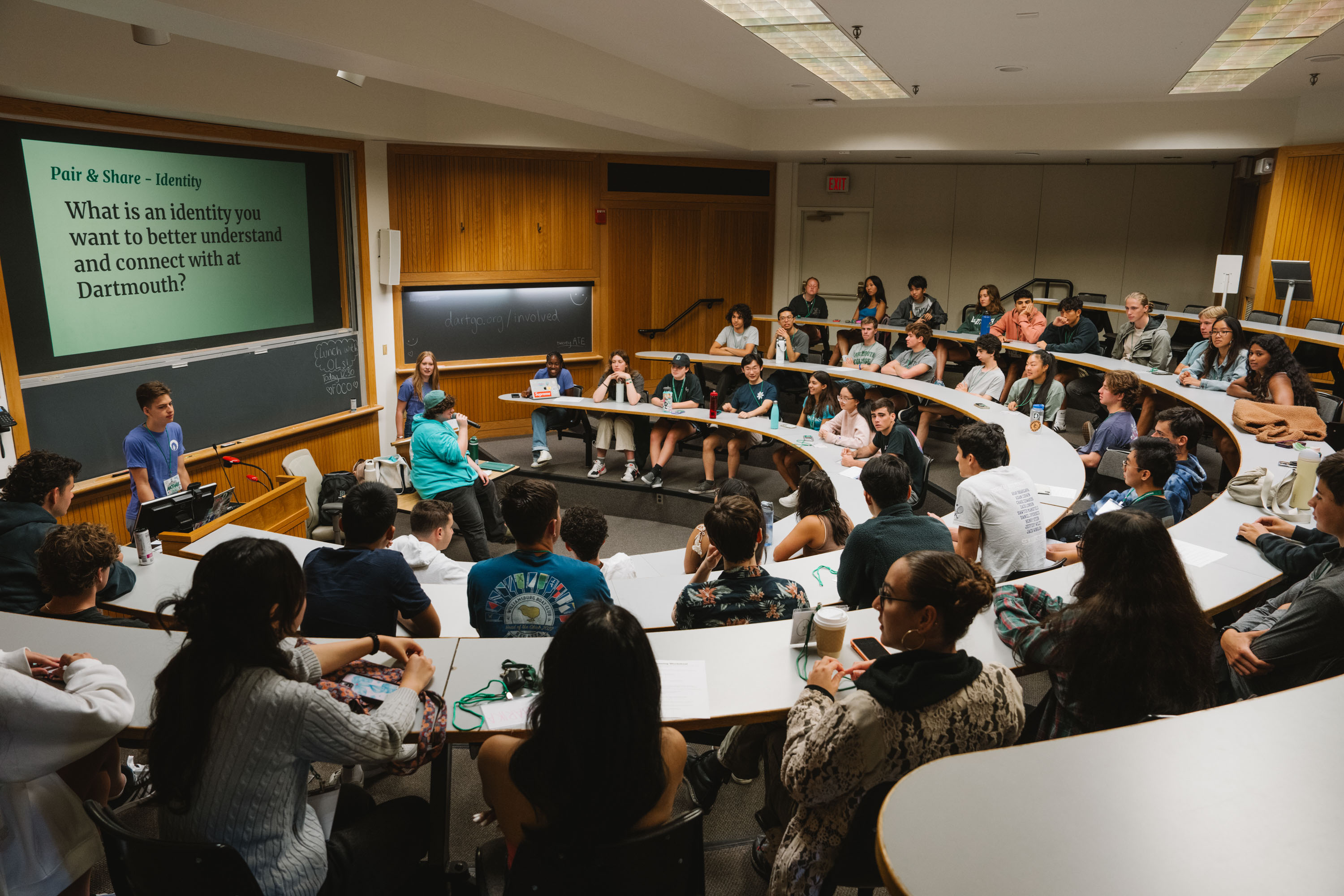 Students in a lecture hall