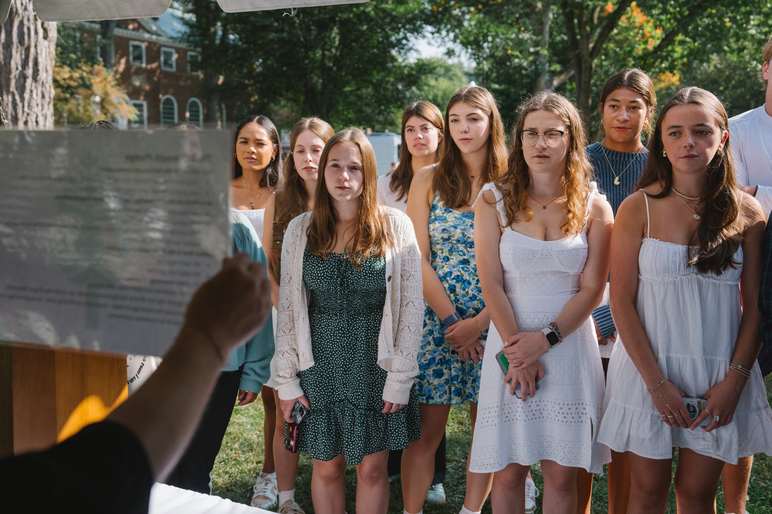 Students taking the Dartmouth Pledge