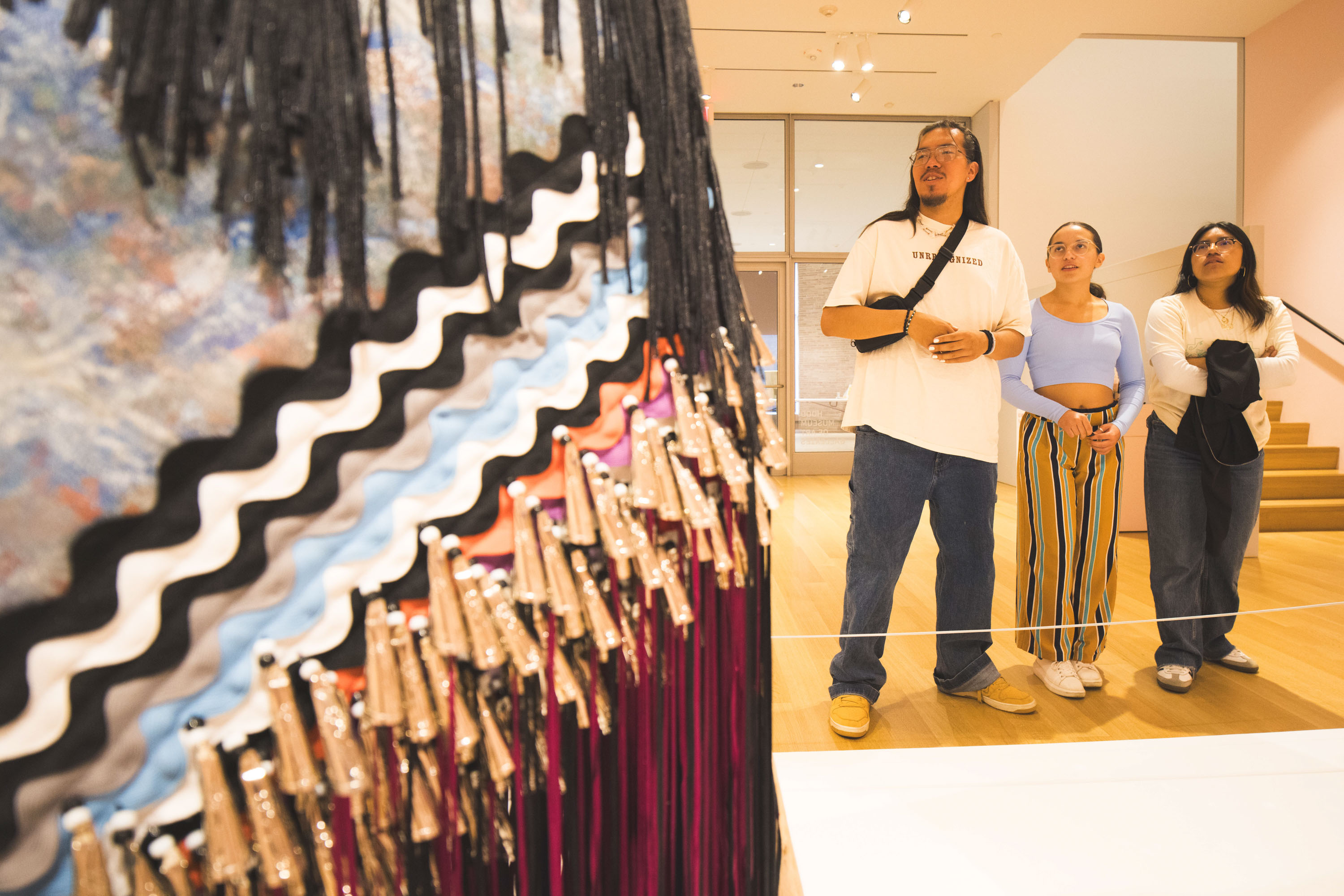 Native American Program students tour the Hood