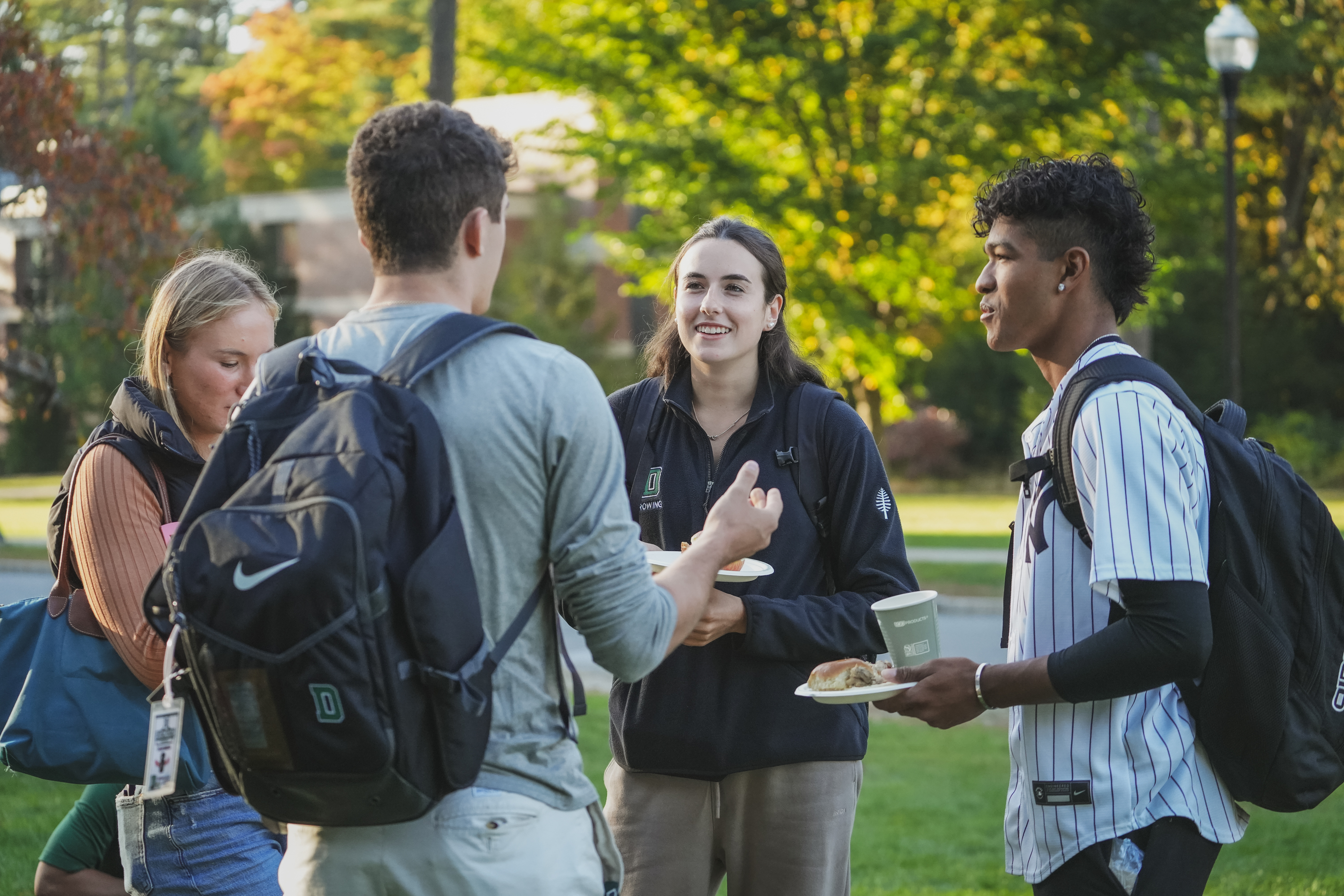 Students chatting