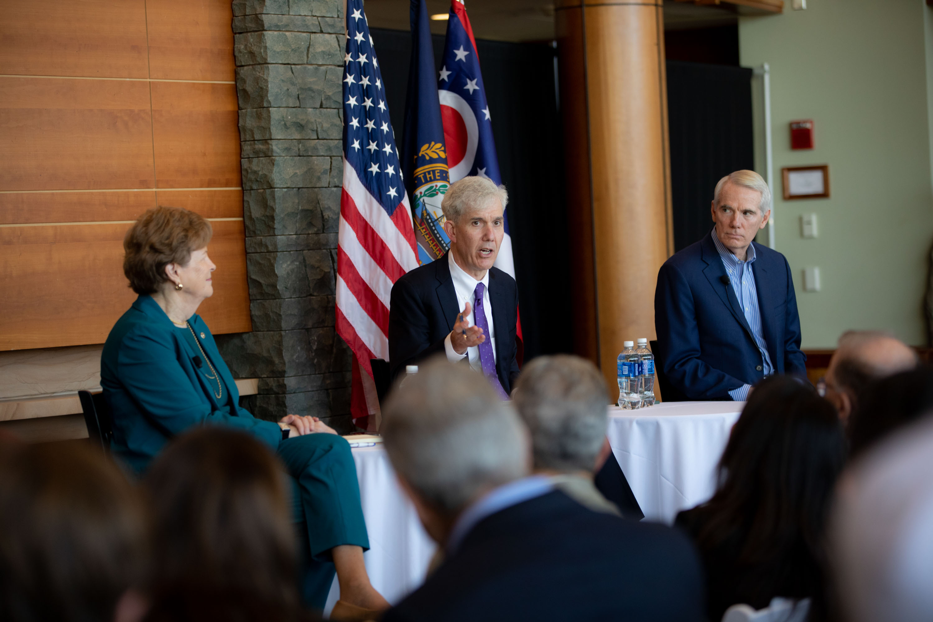 Jeanne Shaheen, Matthew Slaughter, and Rob Portman