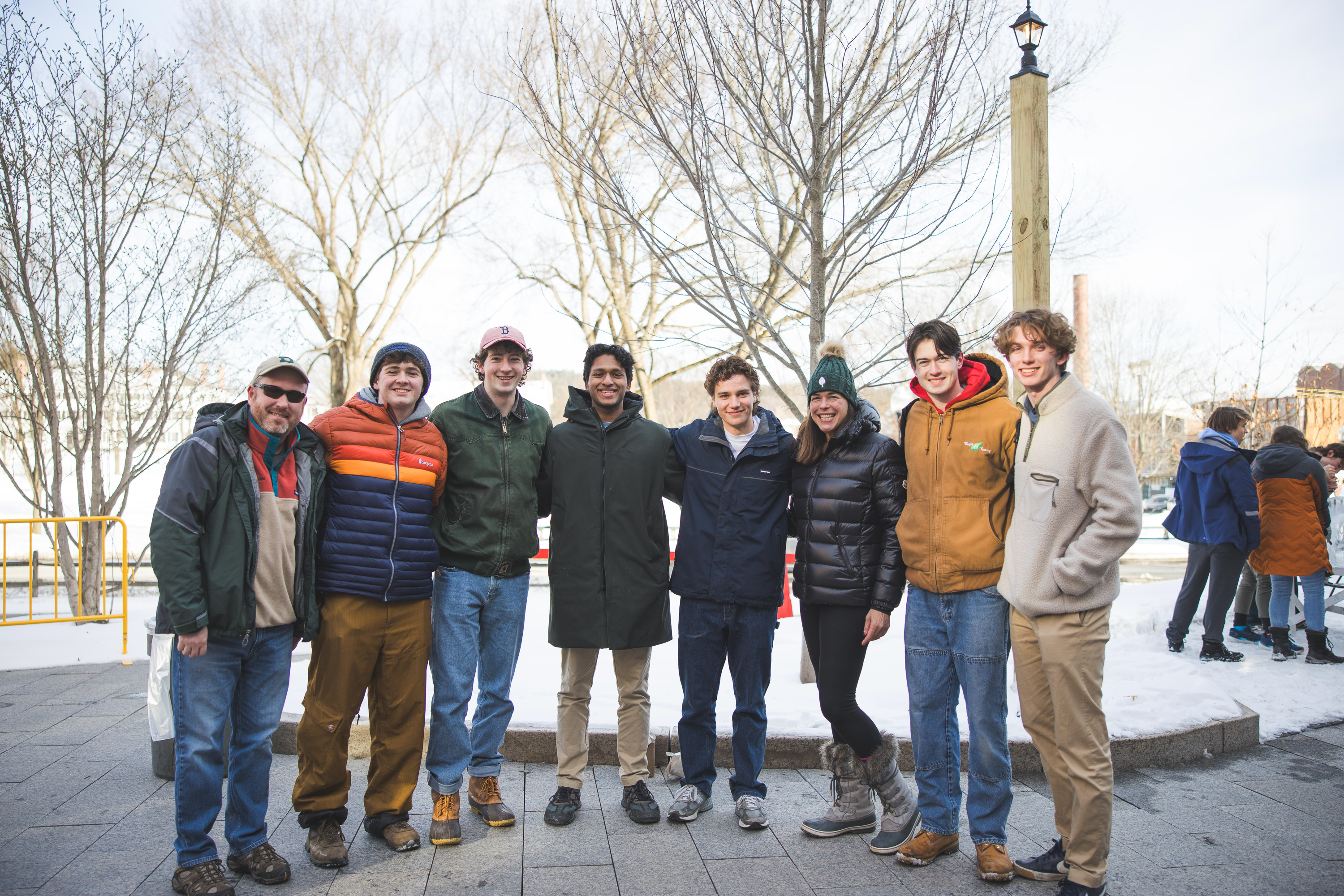 Phi Delta Alpha members and Sian Leah Beilock