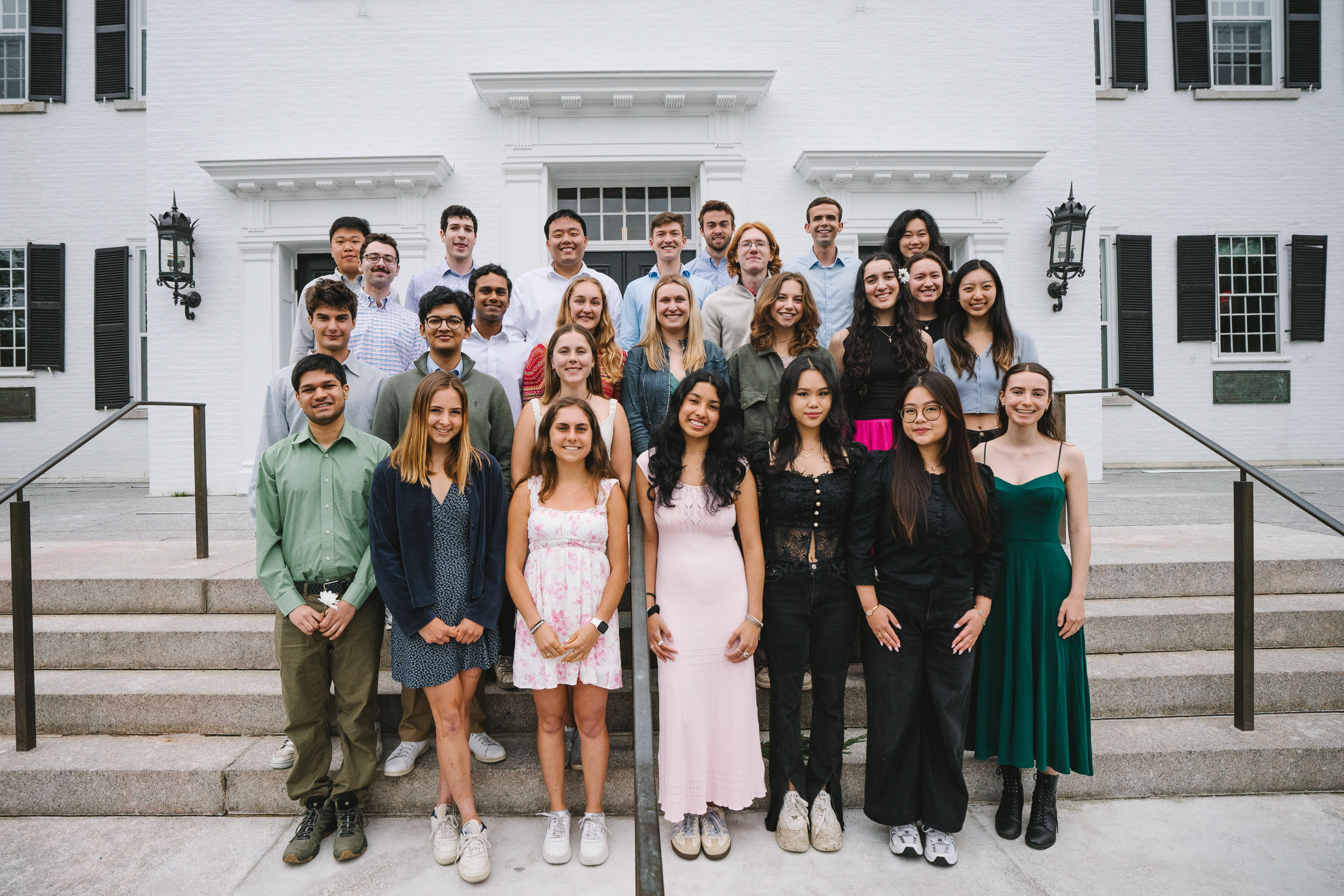 2025 valedictorians at Dartmouth Hall