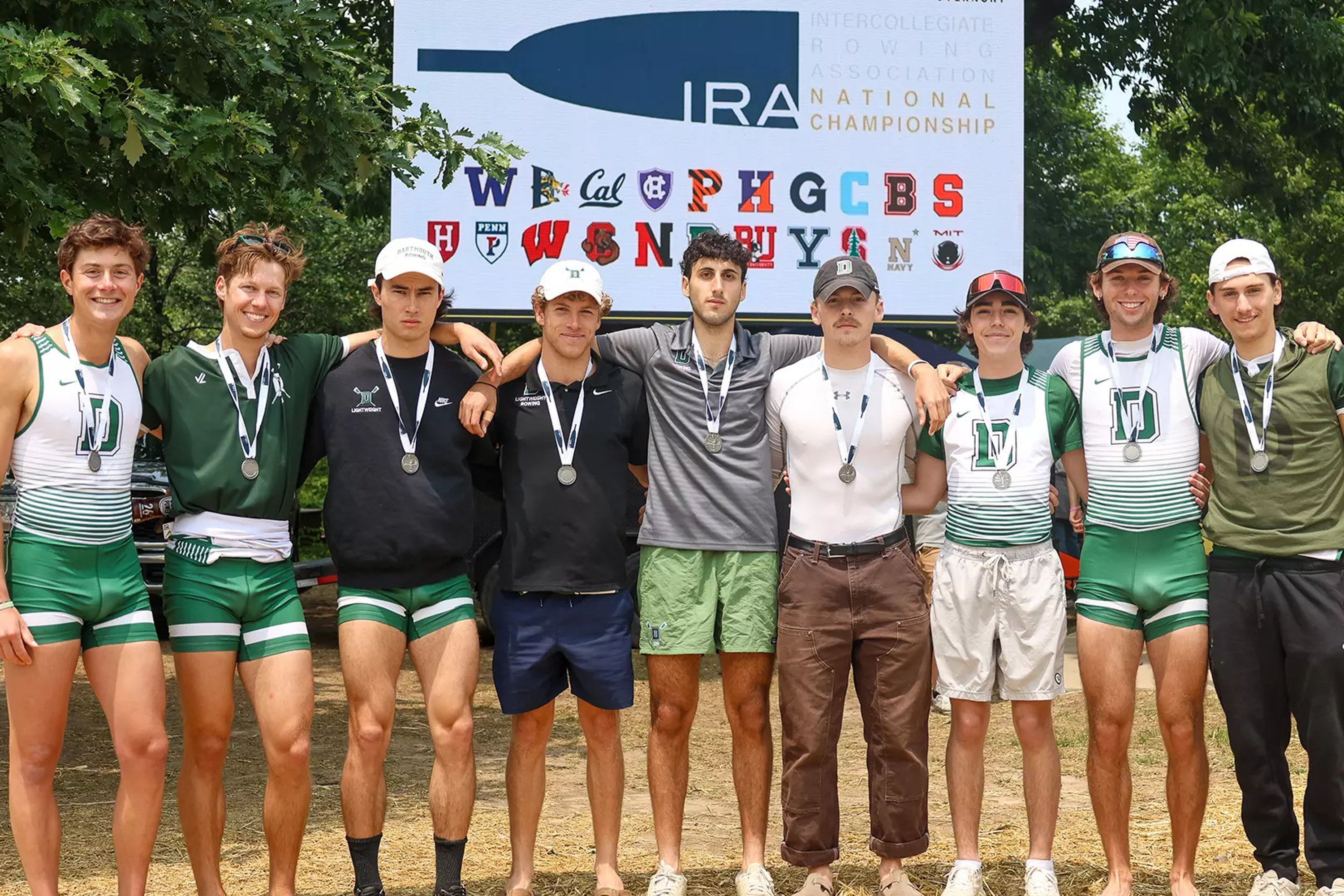 Big Green Men's Rowing team