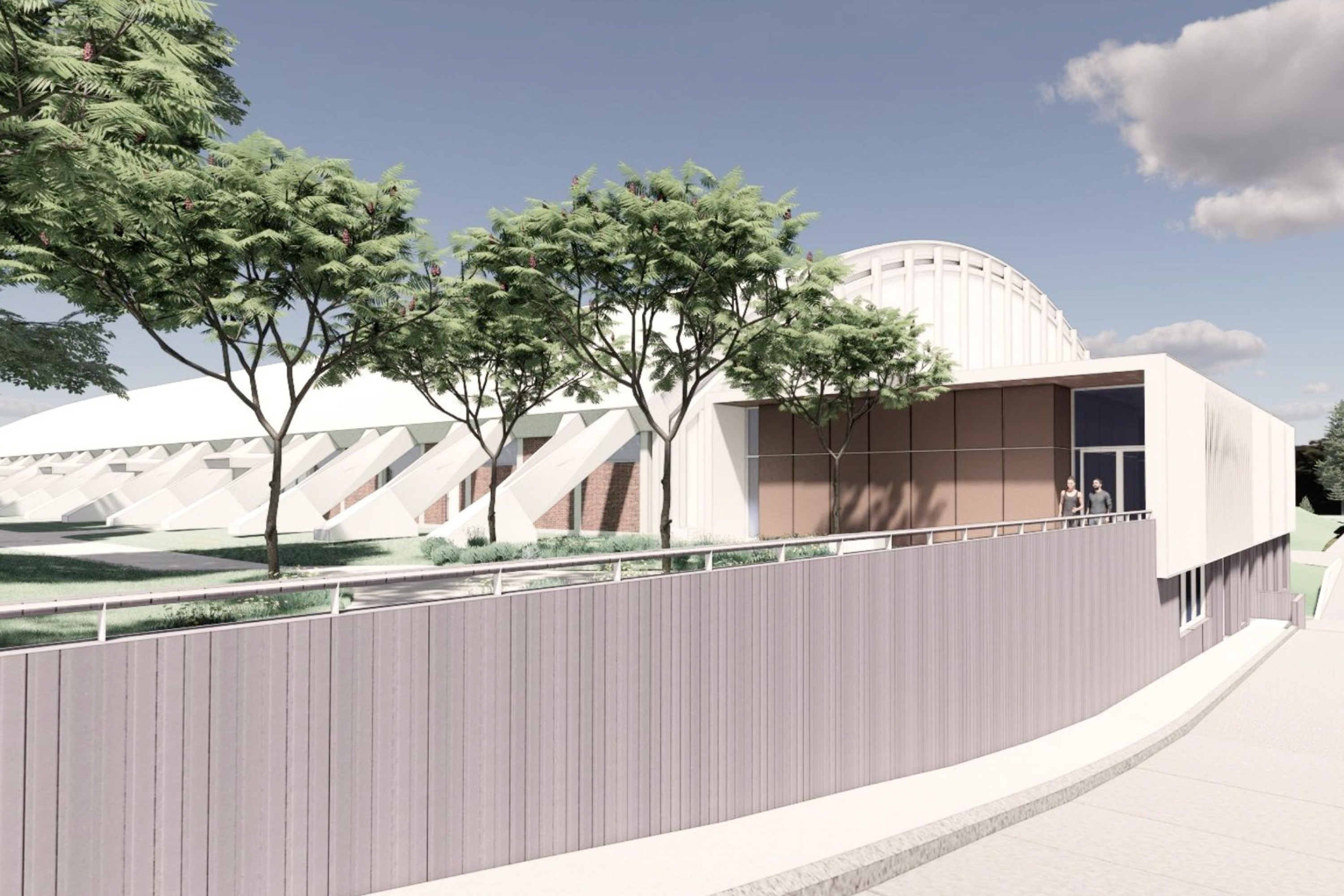 Rendering of Thompson renovations