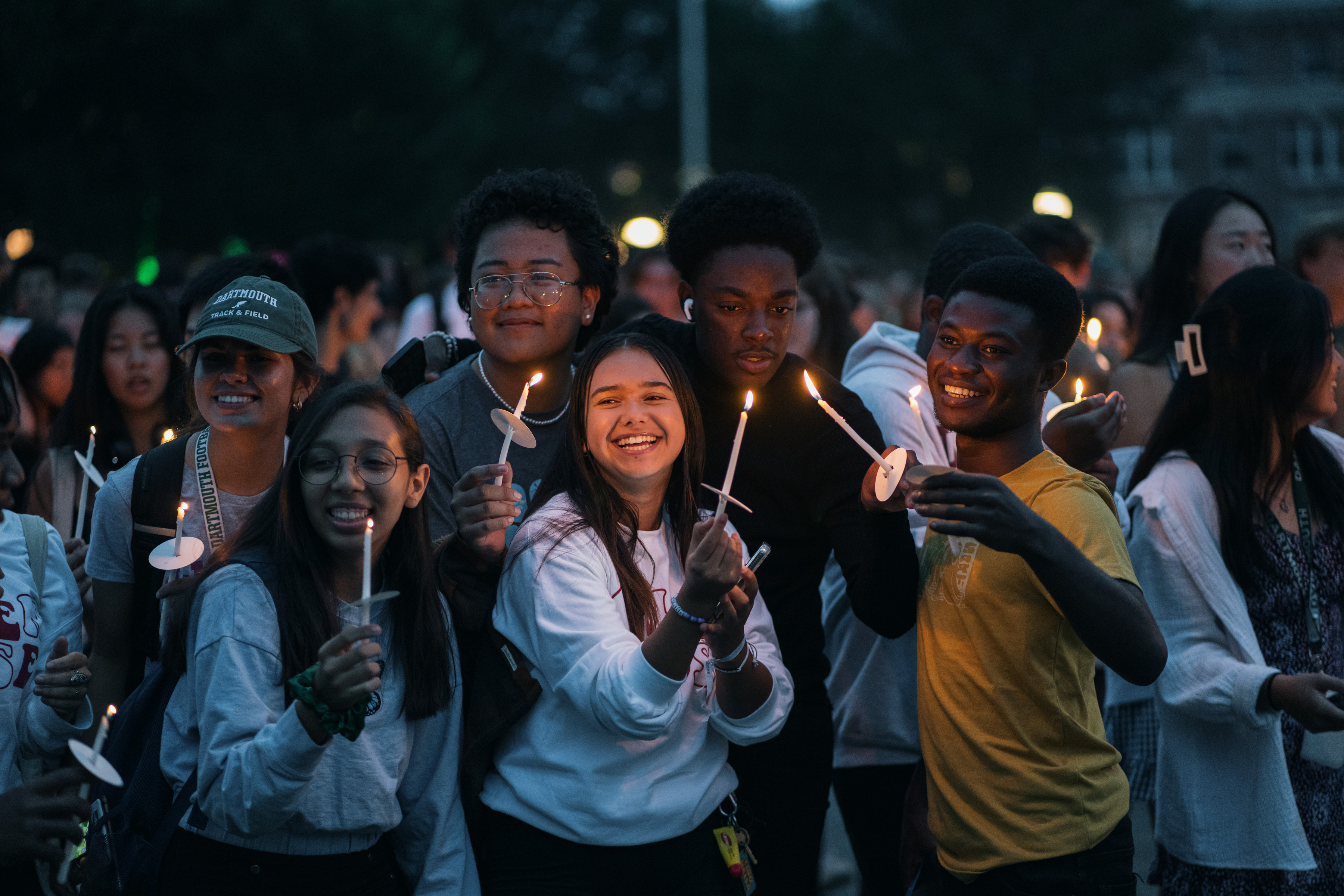 First year students at Twilight ceremony