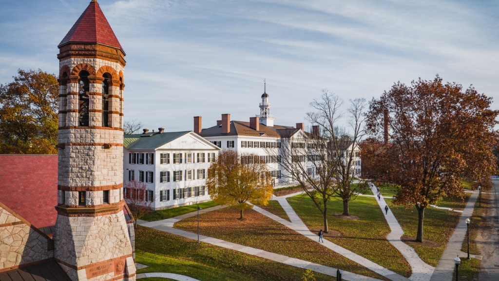 Dartmouth Hall in November