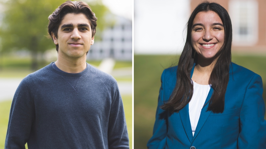 Zach Lang '23 and Jessica Chiriboga '24