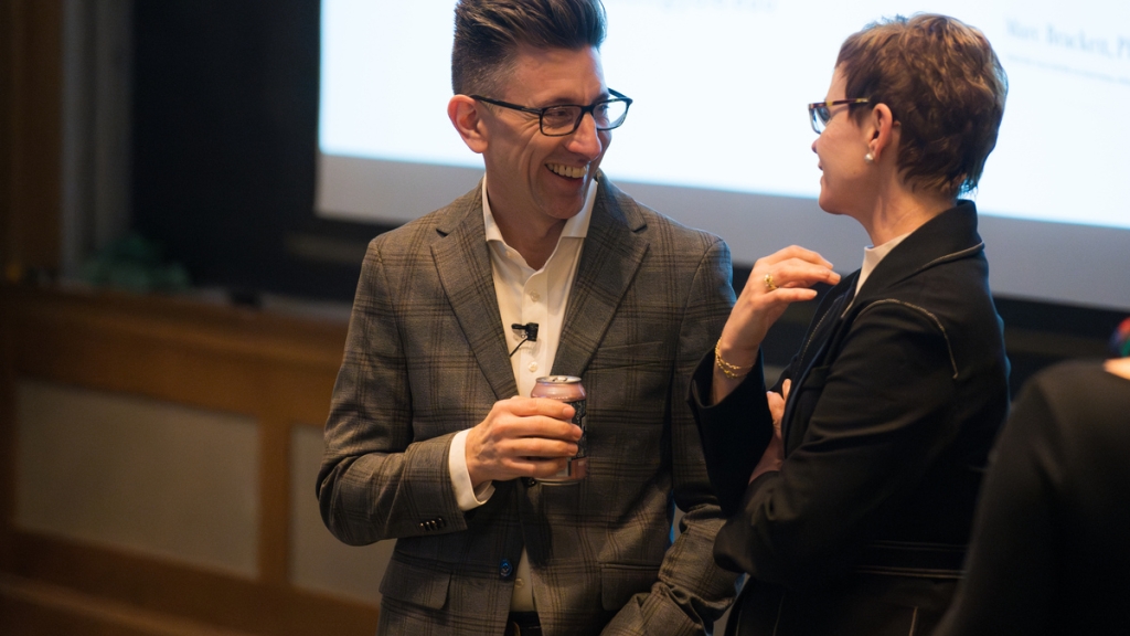 Marc Brackett and Elizabeth Smith