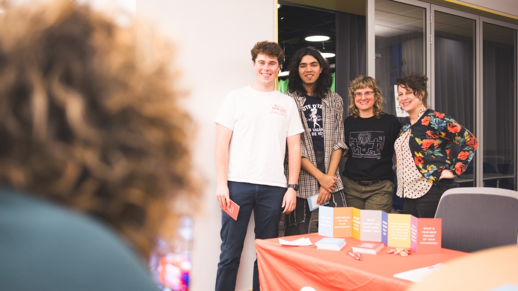 Jack Coleman, Shakeb Arsalan, Stephanie Glaros, and Diane Bezucha