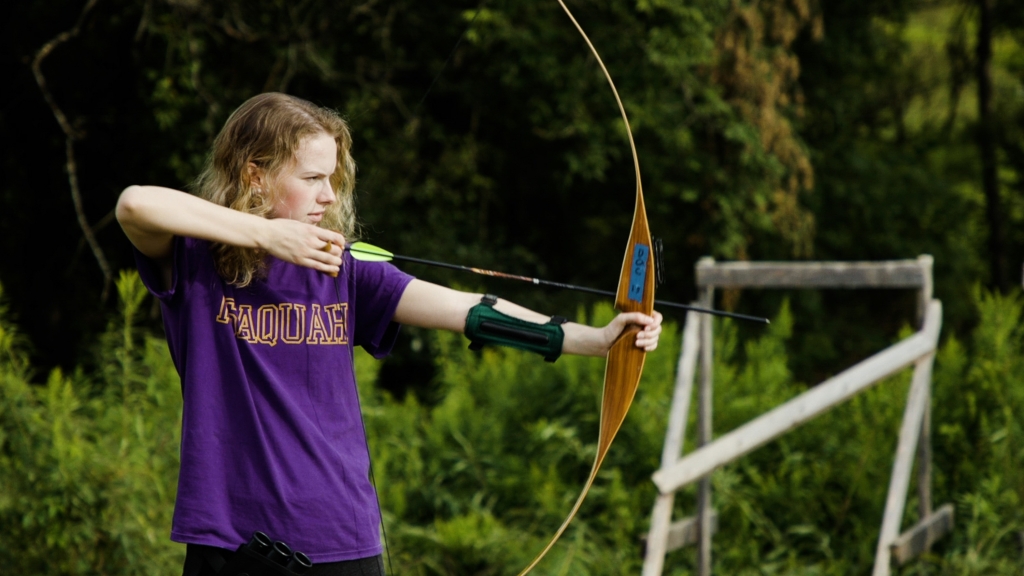 Person nocking an arrow