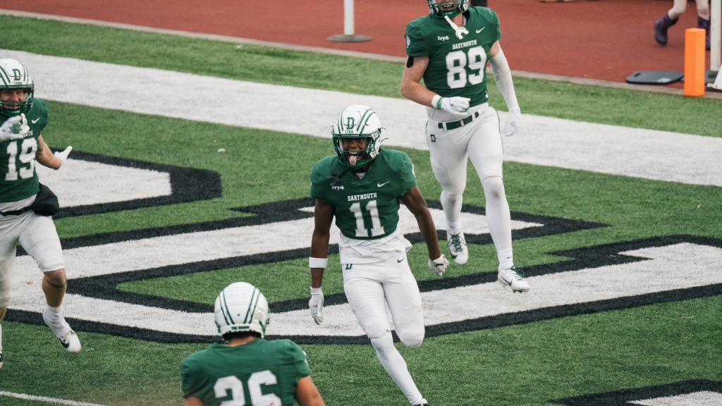 Big Green football players