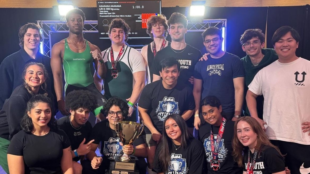 Dartmouth powerlifting team