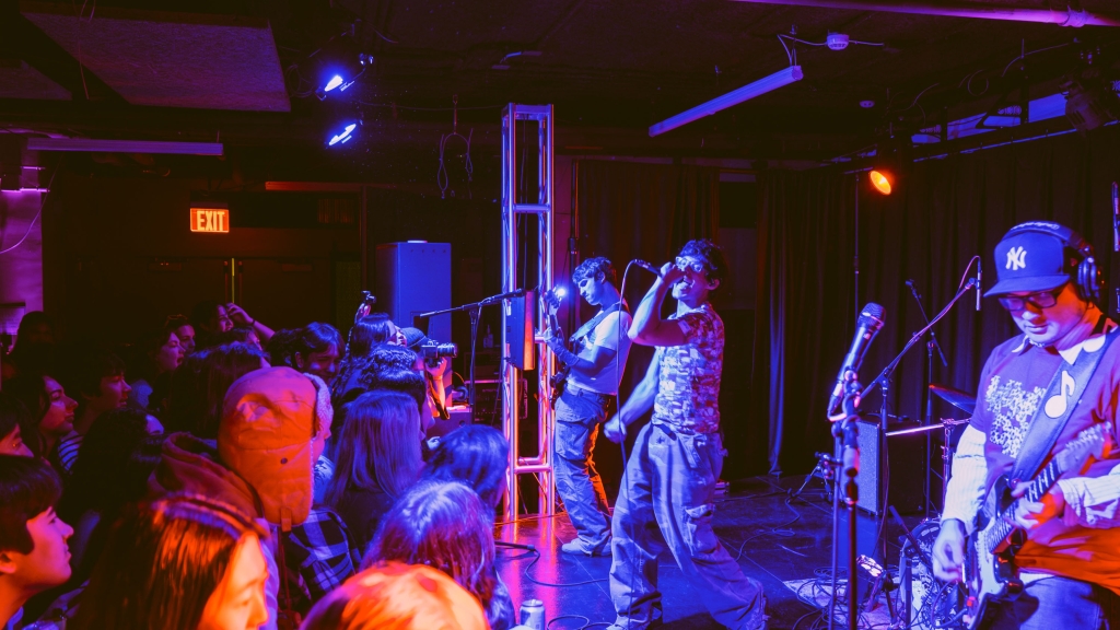 Band performing