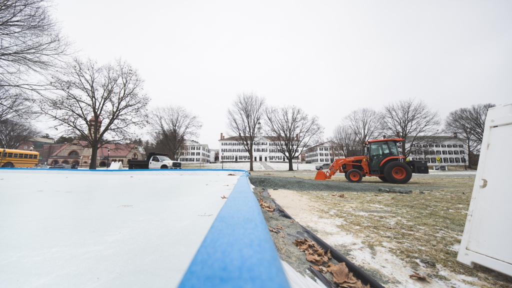 Ice rink on the Dartmouth Green