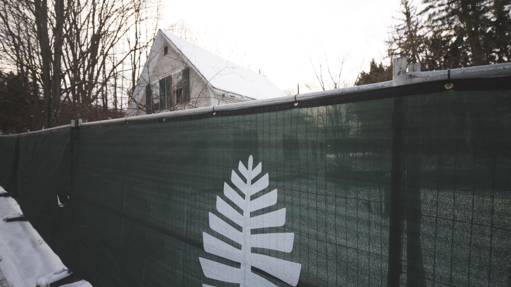 West Wheelock construction site