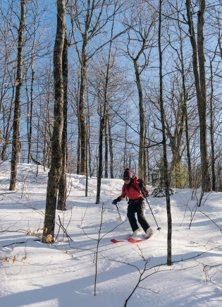 Abigail Wiseman skiing